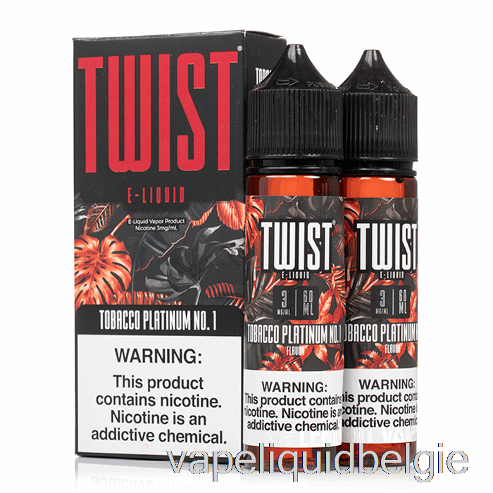 Vape Vloeibare Tabak Platina Nr. 1 - Twist E-vloeistof - 120 Ml 3 Mg